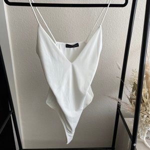 JLUXLABEL strap v-neck body suit